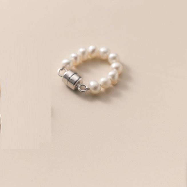 Новый продукт от Xuanyan, одинарный магнитный клипс-кафф для уха с жемчугом Барокко, клипс для уха с пресноводным жемчугом, простые серьги без проколов