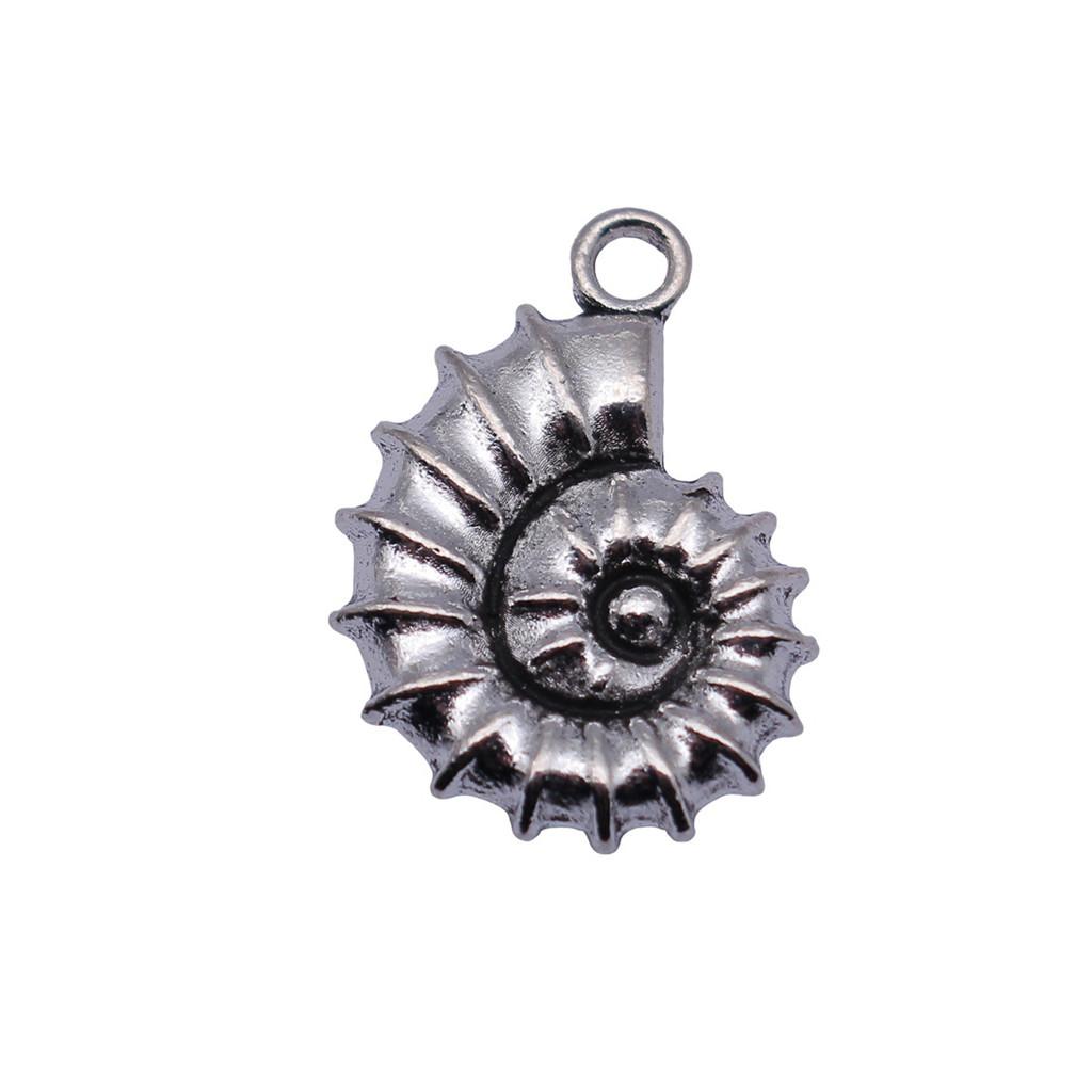 Shell Charms Multi Color Alloy Pendants For Beach Themed DIY Jewelry Accessories