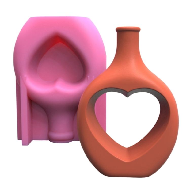 Silicone Casting Moulds for Making Flower Container Makeup Brushes Holder Mold