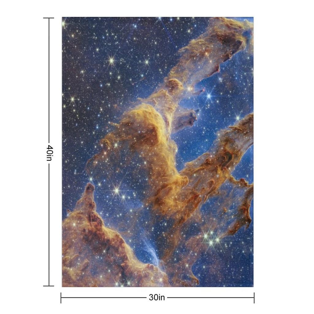 New James Webb Space Telescope Image Throw Blanket Single Bed Fashionable Giant Sofa For Sofa Thin Blankets