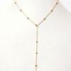 Golden Plated Necklace for Women Fashion Double Laryered Long Chain Drop Pendant Choker Necklaces Fashion Gifts