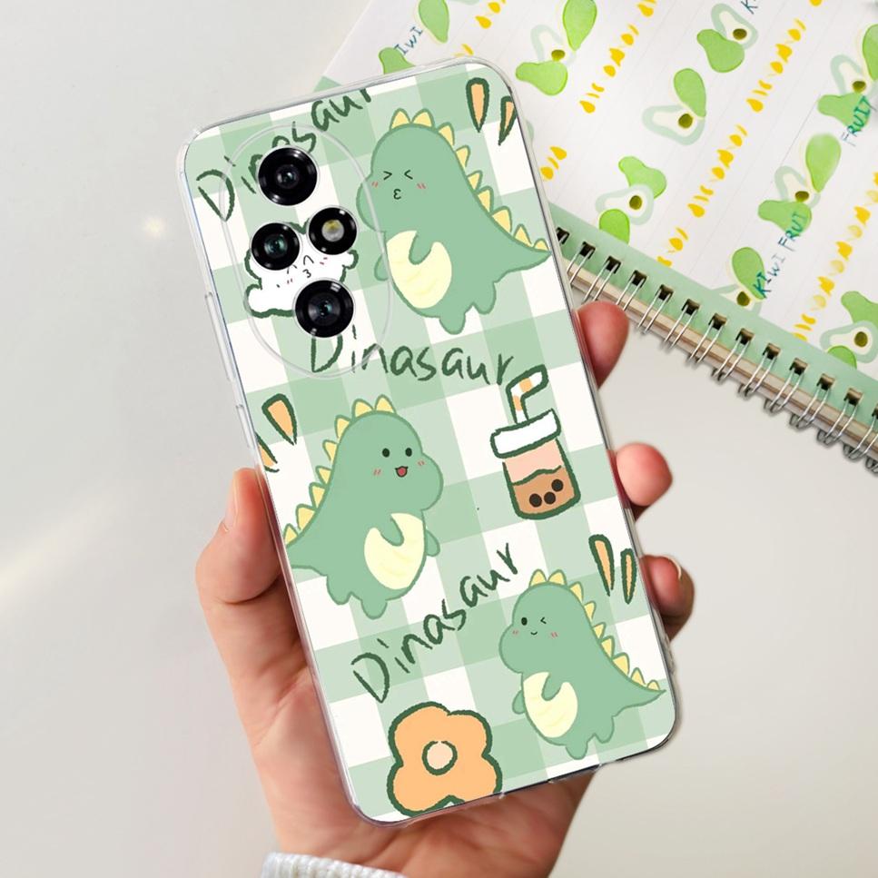 For Huawei Honor 200 6.7"Case Cute Cartoon Panda Astronaut Soft Silicone TPU Cover For Honor 200Pro Honor 200 Lite 5G Phone Case