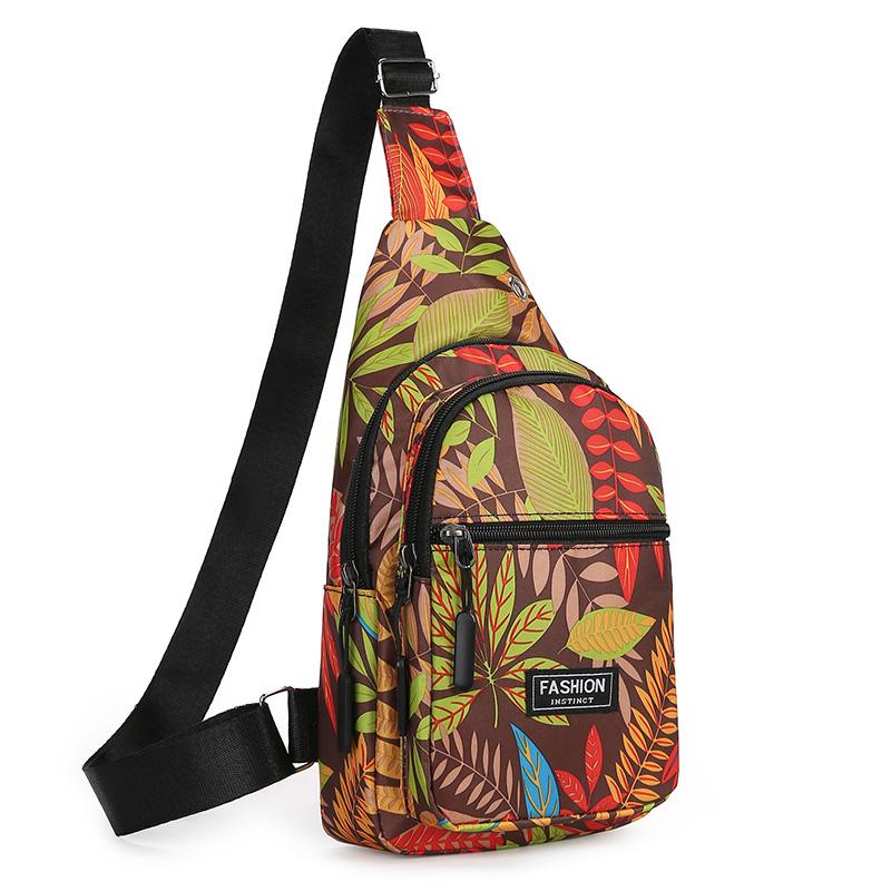 Borsa a petto, alla moda e versatile per donna, borsa a tracolla singola di grande capacità, zaino semplice per il tempo libero all'aperto