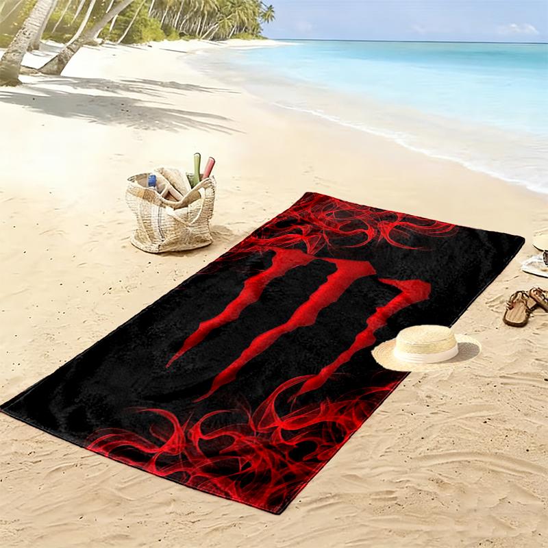 Monster Strandtuch, Vielseitiges Strandtuch Perfekt für Camping und Strandurlaube