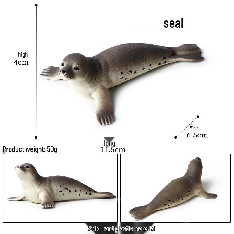 Shark Model Set: Megalodon, Whale, Great White, Blue, Grey Mackerel, Man-eater, Hammerhead Toy