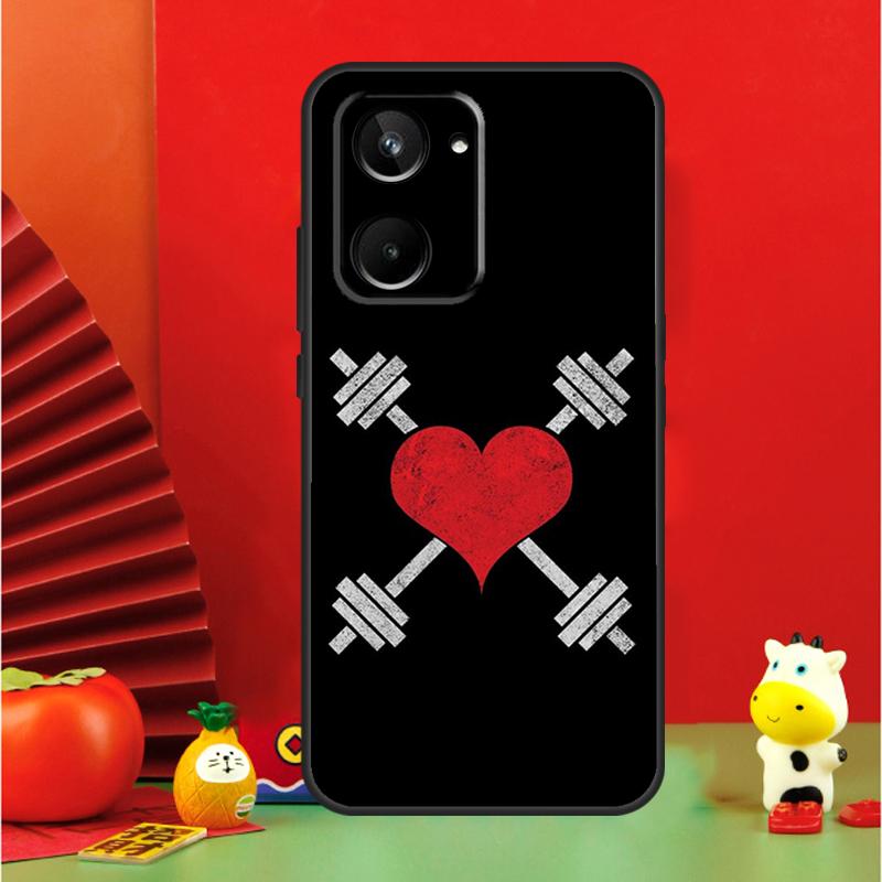 Bodybuilding Gym Fitness For Realme 12 10 9 11 Pro Plus GT5 GT Neo 6 C53 C51 C35 C33 C30 C25s C21Y C31 C67 C55 Case