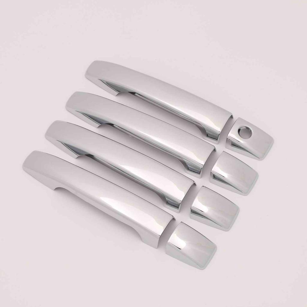 For Subaru Forester SH 2008 2009 2010 2011 2012 ABS Chrome Carbon Black Car Door Handle Cover Trims Car Styling Accessories