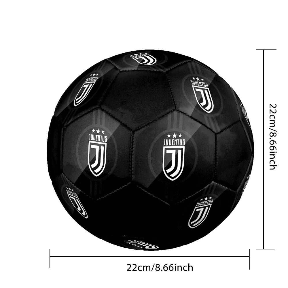 Juventus JJ Soccer Ball Colorful All Ages Machine Stitched PVC Competition Ready Durable High-Bounce.SIZE5