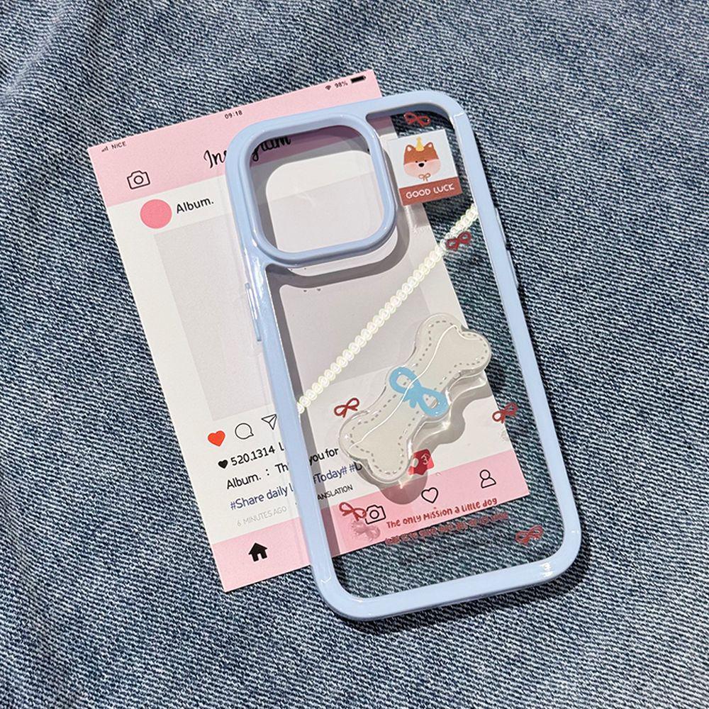 

Ins Style Transparent Drop-Proof Case for Apple 17 ProMax, iPhone 16, 15, 14 - Korean Design iPhone 11 Pro Max