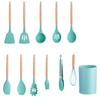 12-Piece Non-Stick Silicone Spatula and Ladle Set - Food-Grade Cookware