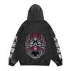 Jujutsu Kaisen Anime Clothing Ryomen Sukuna Logo Graphic Hooded Men Washed Hoodies Vintage Cotton Streetwear Harajuku Sweatshirt
