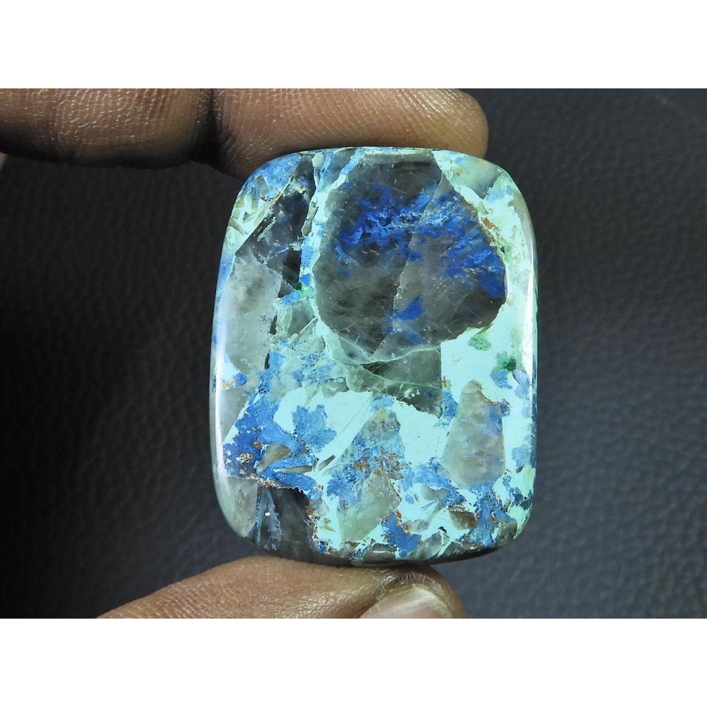 26X35X6MM Natural Shattuckite Octagon Cabochon Loose Designer Gemstone 63Cts D-273