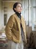 Women's New Style Winter Quilted Plaid Cotton Jacket: Fashionable Literary Short Ramie Coat