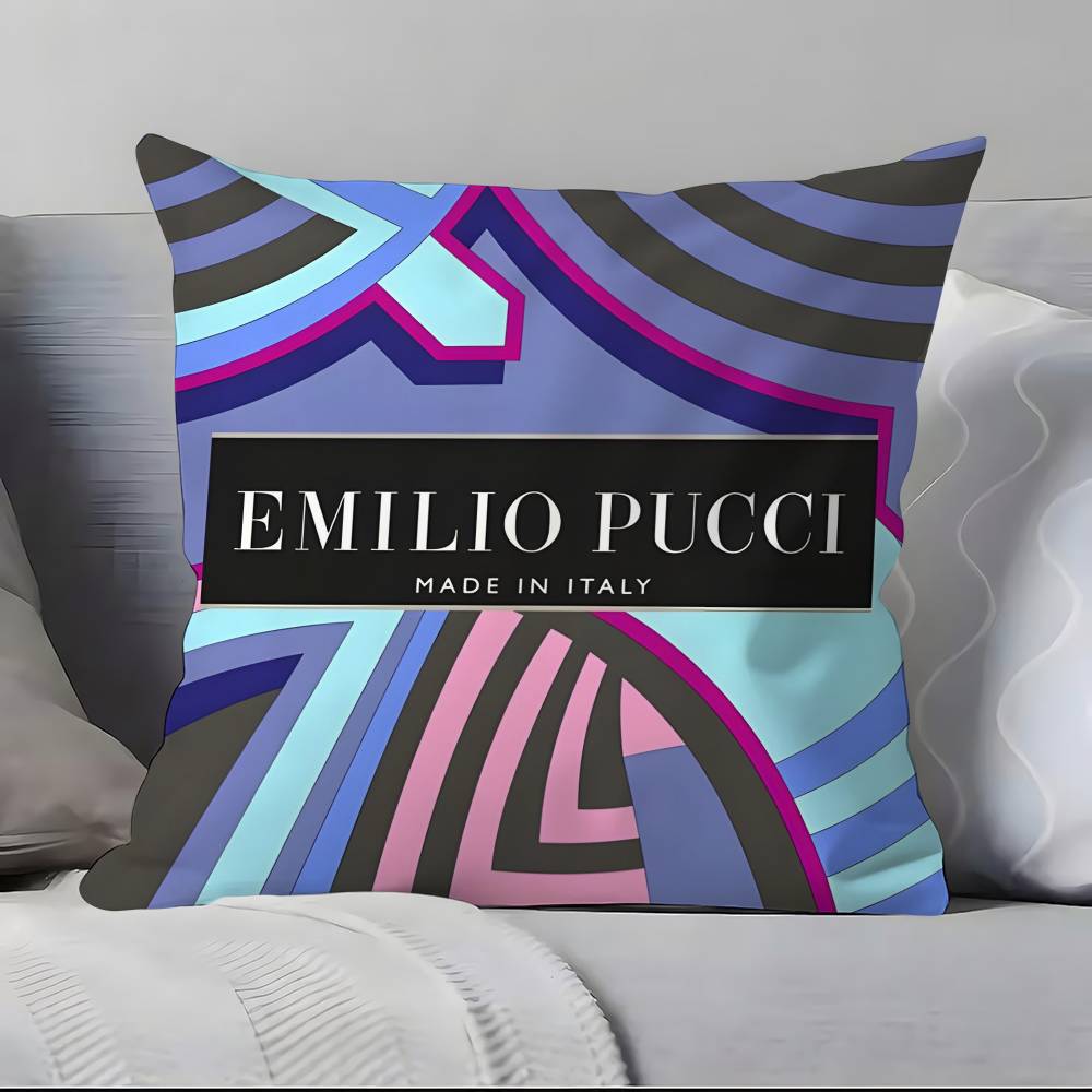 Fashion E-Emiliop-Pucci Pillow Case Pillowcase Soft Skin Friendly & Comfortable With A Hidden Zipper