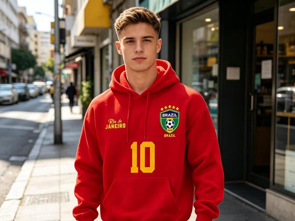 Men's Autumn Trendy Hooded Sports Jacket