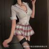 Sex Underwear Female Sexy Jk Skirt Shirt Pure Desire Secretary Pajamas Uniform Seduction Suit Clothes Qqny