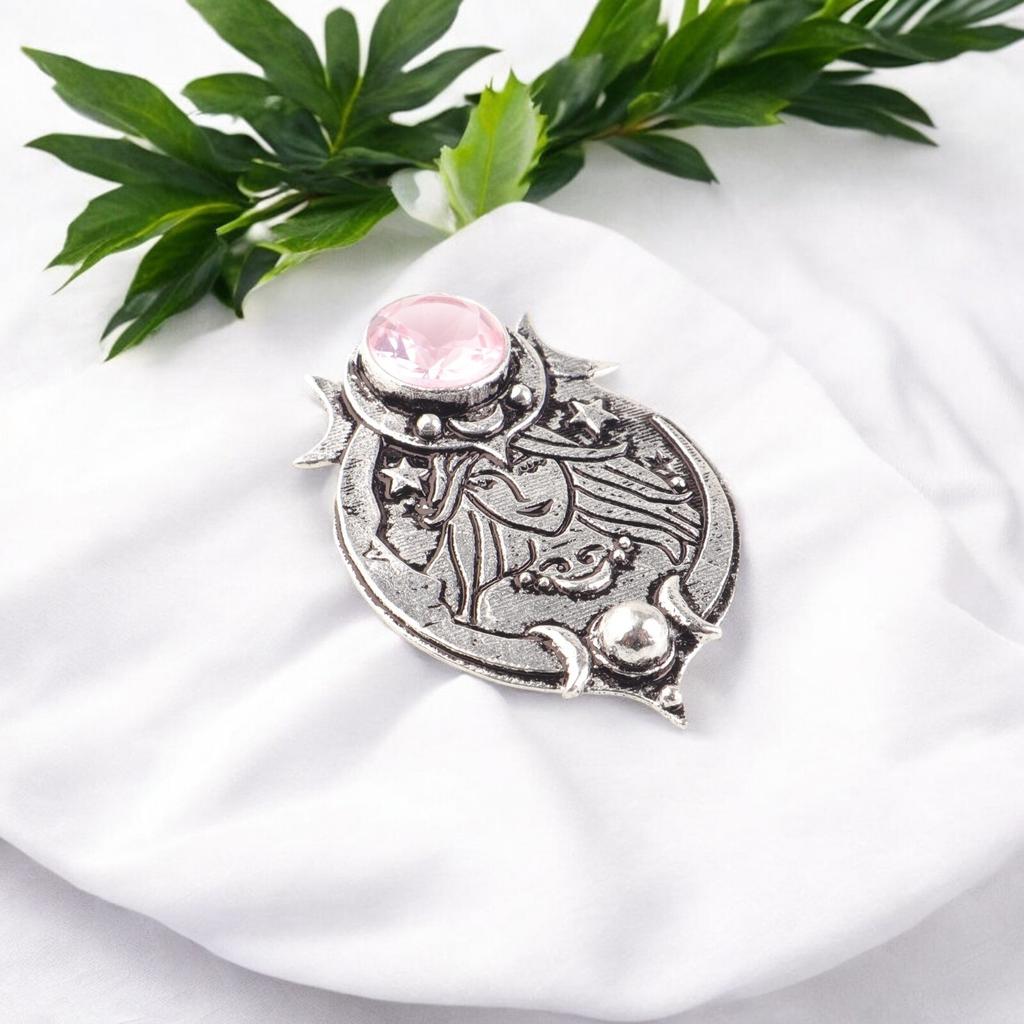 Vintage Pink Morganite 925 Sterling Silver Handcrafted Unique Jewelry Pendant CP-22-10