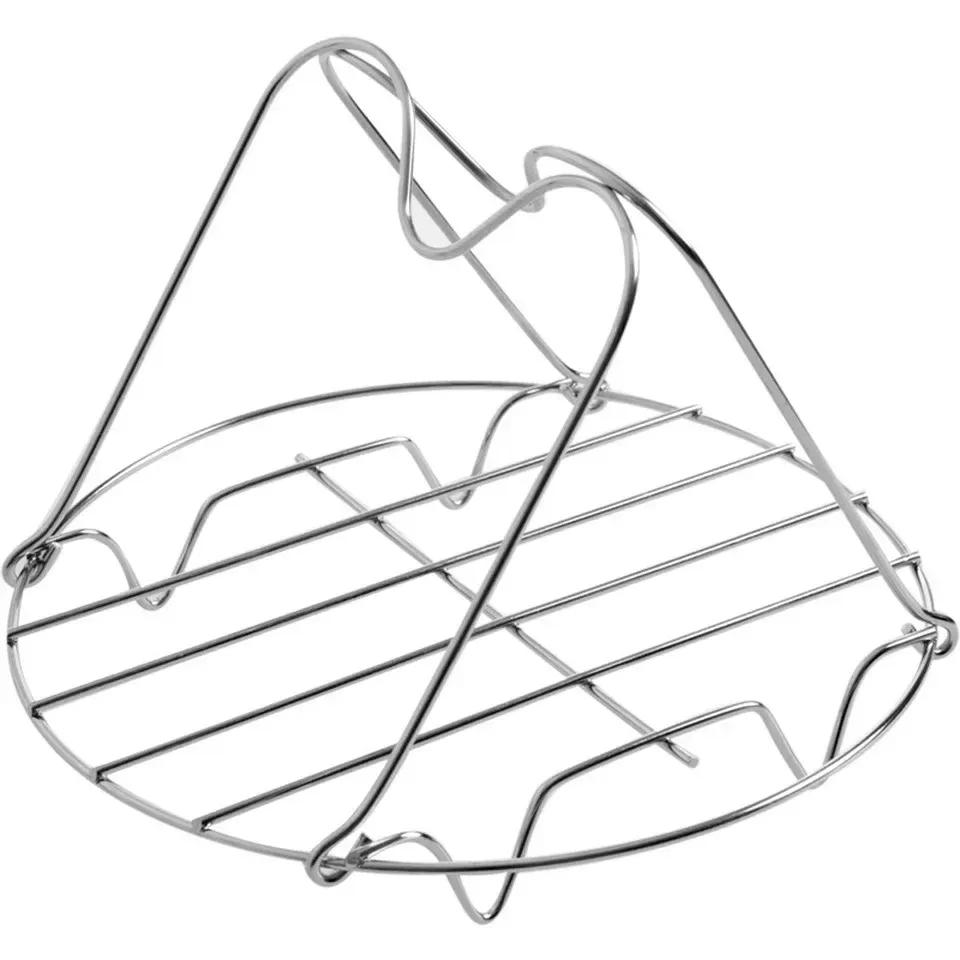 Air Fryer Accessories Stainless Steel Cooking Steaming Racks for Steaming Vegetables Rice Racks for Kitchen Tools food steamer