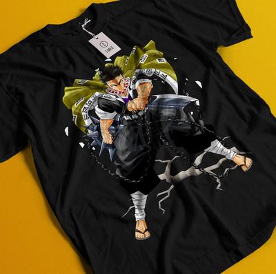 Demon Slayer Shirt Stein-Hashira T-Shirt Gyomei Himejima T-Shirt Muzan Tanjiro