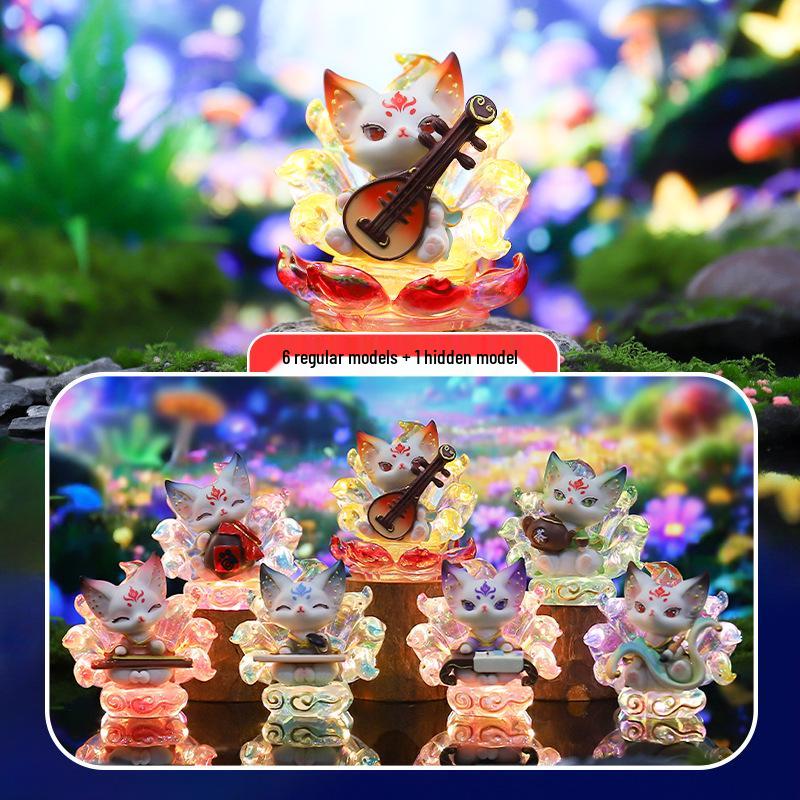 

Аніме Фігурка Дев ятихвоста Лисиця Фея Сліпий Бокс Настільна Прикраса - Національний Стиль Подарунок на Свято Terminal Box