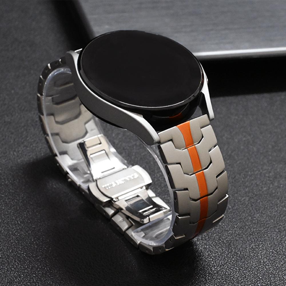 20mm 22mm Stainless Steel Band for Omega Seiko Mechanical Watches Luxury Strap for Huawei GT6/5 Pro 46mm Watch 4 Pro Replacement
