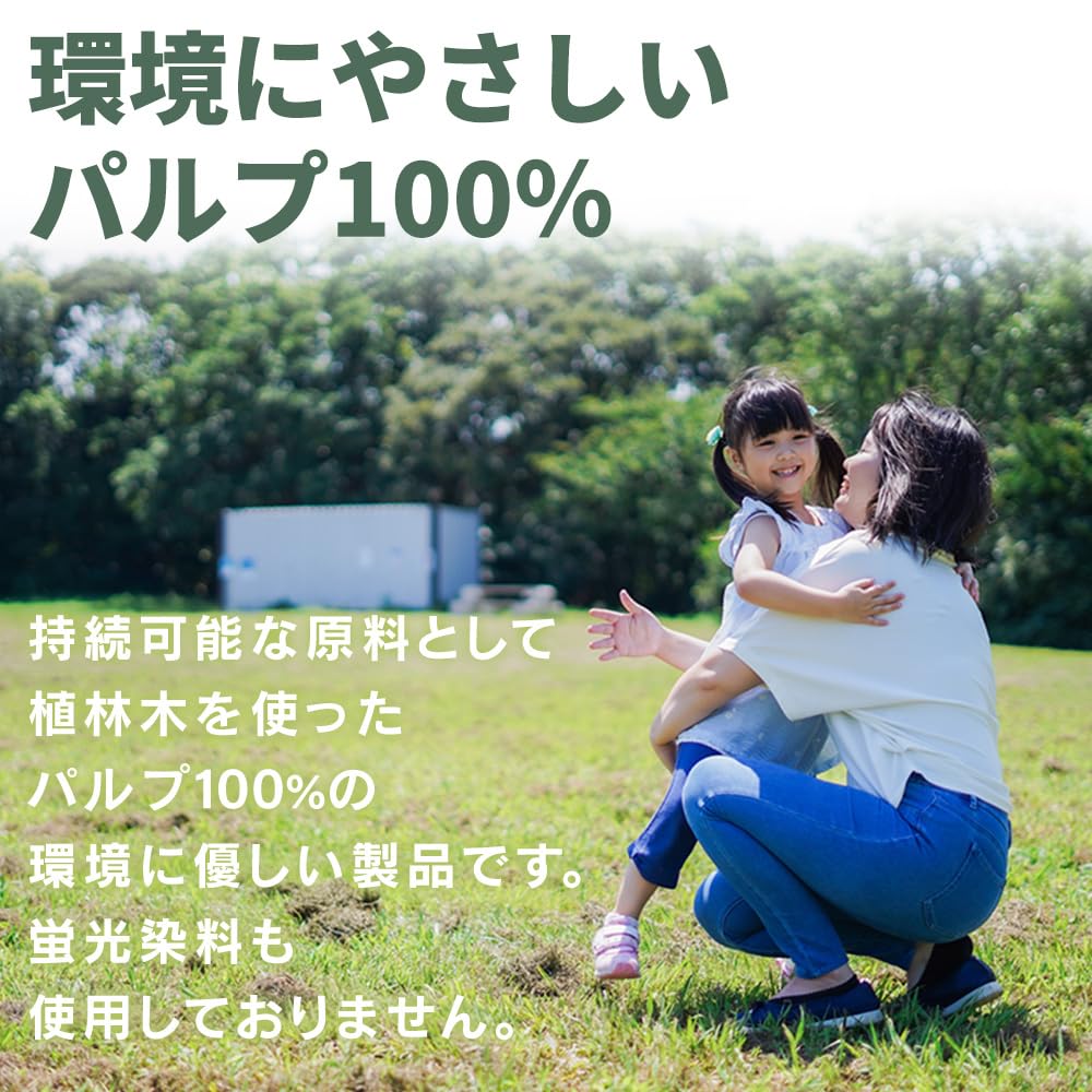 Iris Plaza Toalettpapper Enkel Dubbelrulle 32R x 100m Effektivt 64 rullar Smart Ale [4-pack] (Totalt 3200m)