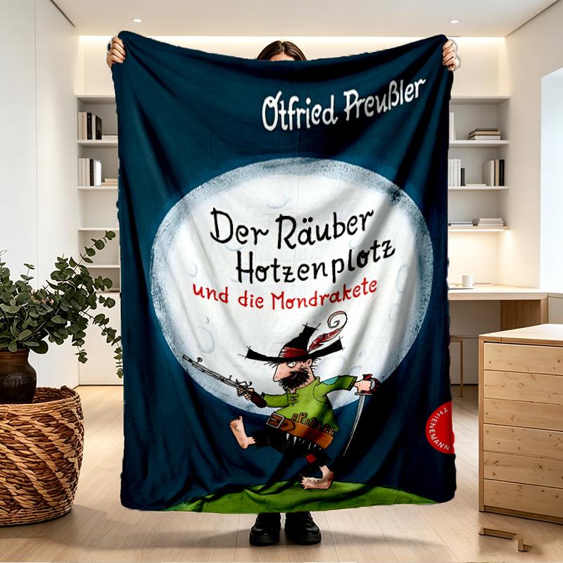 Der Rauber Hotzenplotz Print Blanket - Soft & Comfortable, for Bedroom, Travel, Sofa, Home Decoration - Birthday Christmas Gift for Friend