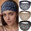Floral Lace Wide-brimmed Hair Band with Beads for Women, Suitable for Cute and Casual Vintage Headbands