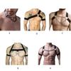Elastic Body Chest Harness Chain Strap Leathers Punk Chain Choker Men Chest Harness Nightclub Cosplay Costume Accessory