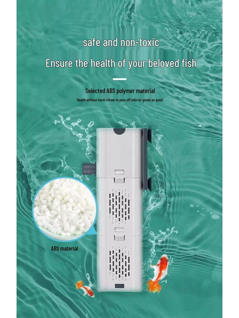 All-in-One Kleinaquarium mit leisem Filter, Pumpe und Sauerstoffsystem