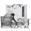 Recommended Sake Ware Lovers 280ML Set Glass Tokkuri 4 Pieces 50ML Cups Microwave Safe Ideal Serving Sake.