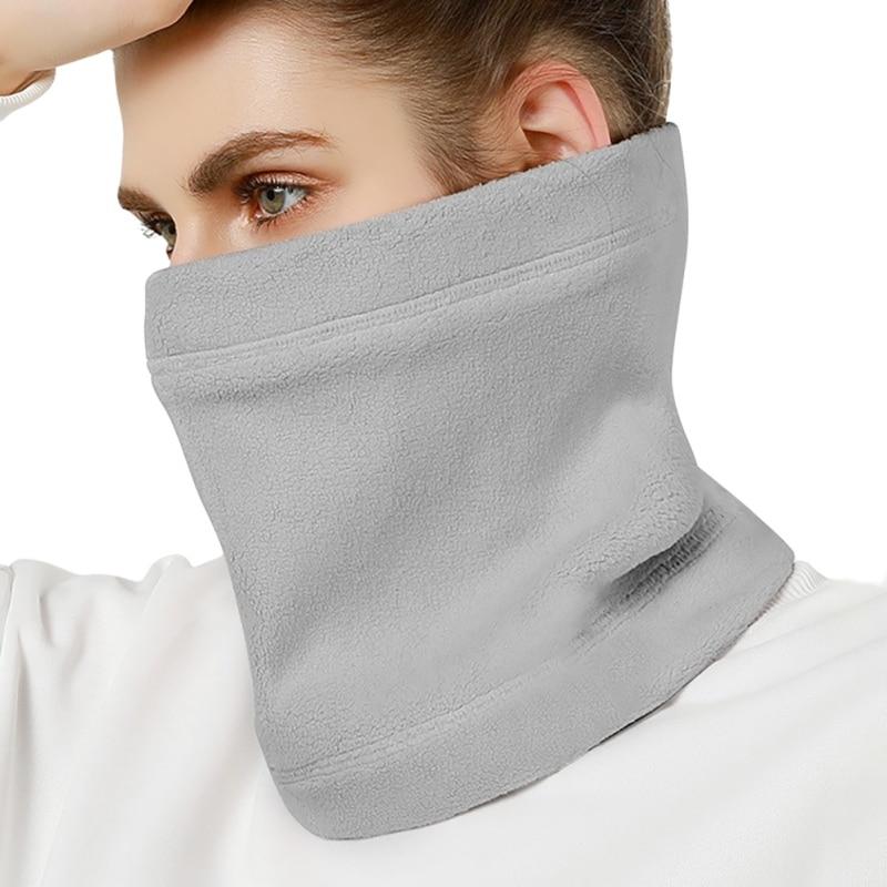 Buy Winter Windproof Scarves Fleece Tube Bandana Scarf Mask Soft Half