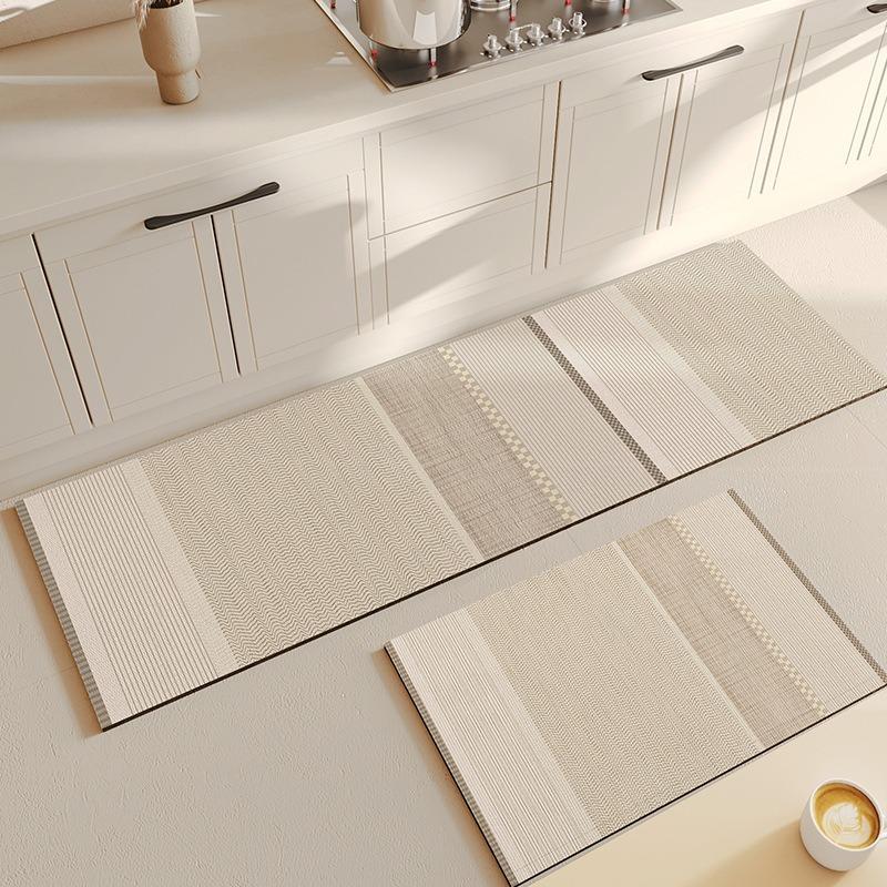 Kitchen Mat 200Cm Pvc Floor Mats Waterproof Leather Carpet Non-Slip Area Rug Oil-Proof Home Decoration Alfombra De Cocina