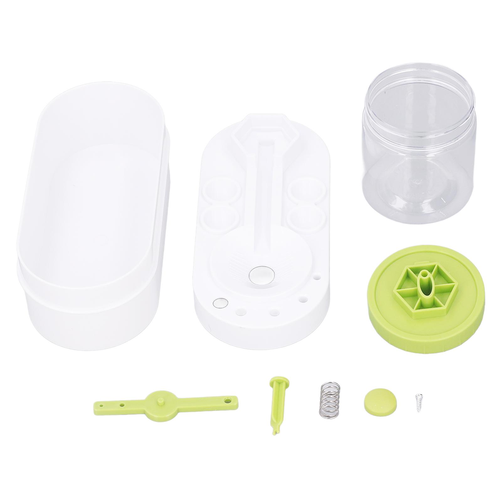 

Paint Brush Rinser Multifunctional Water Cycle Washing Cleaning Rinser for Makeup Brush Pink зелёный