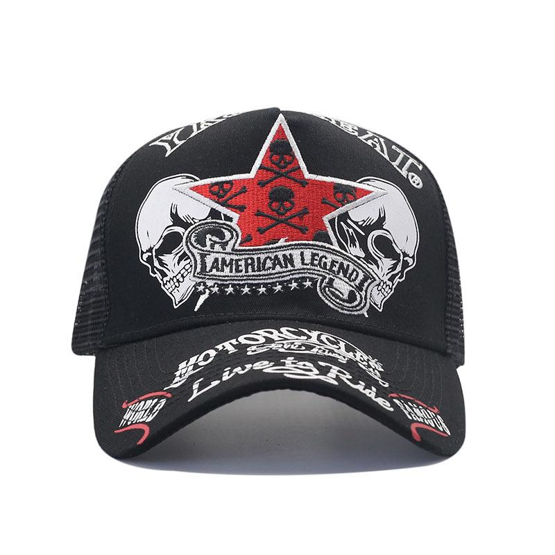 European and American soul rider wings mesh American locomotive cap truck driver hat breathable baseball cap