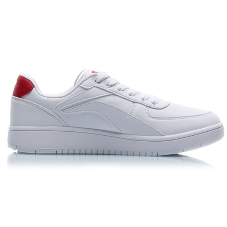 Li-Ning Classic Casual Low-Top Skate Shoes Men Sneakers Cinnabar-Red AGCN161-5