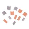 60Pcs Mini Roof Tiles For Landscaping Miniature Tiles  For Dollhouse 1/16