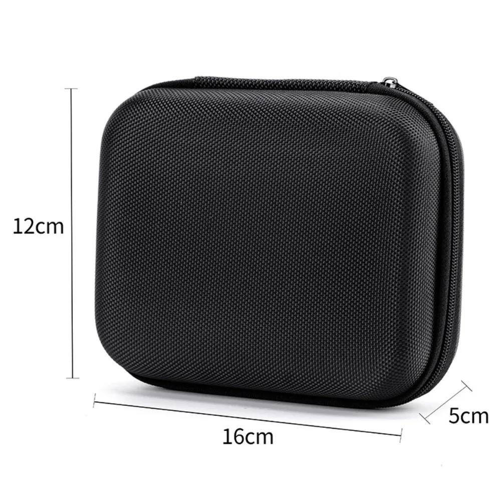 New Hard Shell EVA Storage Box Mini Portable Pouch Carrying Bag Black Protective Storage Case Digital Accessories