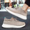 Men's Fashion Breathable Sports Flyknit Mesh Shoes Outdoor Hiking Shoes Tourism Walking Socks Shoes