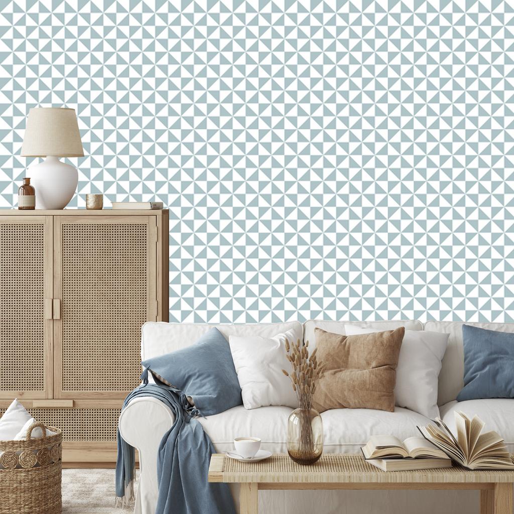Geometric pattern wallpaper for living room and bedroom 50x1000