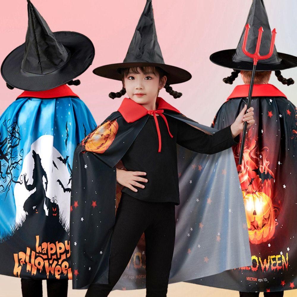 Fantasy Halloween Cloak Mystical Magician Cloak Show Costume Priest Costume  Halloween Parties