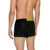 XYXX Men's Underwear Dualist IntelliSoft Antimicrobial Micro Modal Trunk Pack of 3 (Navigate & Black Iris ; Lime Punch &