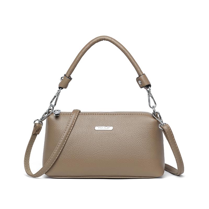 Simple Women's Messenger Bag, Casual Crossbody Bag, Fashionable Shoulder Bag, Soft PU Leather Handbag, Suitable for Daily Use and Shopping