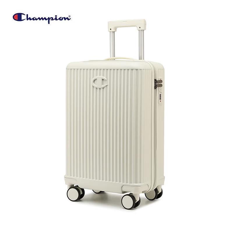 Жесткий ручной багаж Champion Travel 20 inch белый
