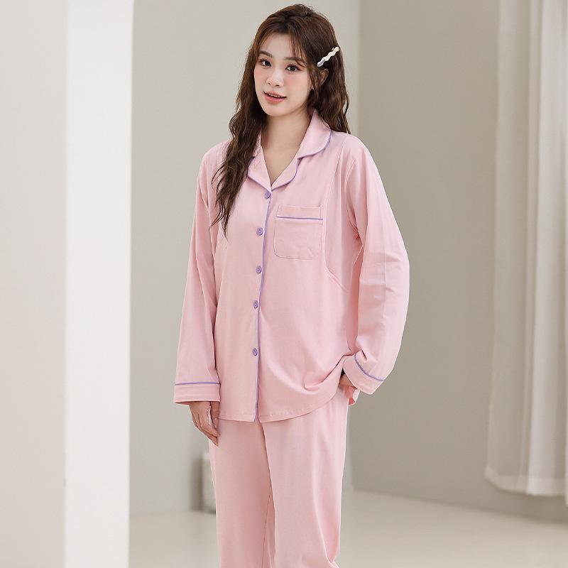 Cotton Postpartum Clothing Four Seasons Type A Breastfeeding Sleepwear Outerwear Home Clothes Pregnant Women's Set