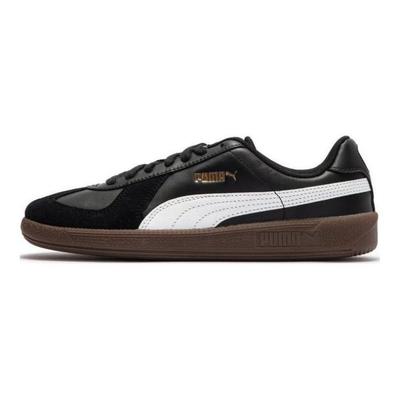 Army Trainer Low Skate Shoes Unisex Black White 398280-02