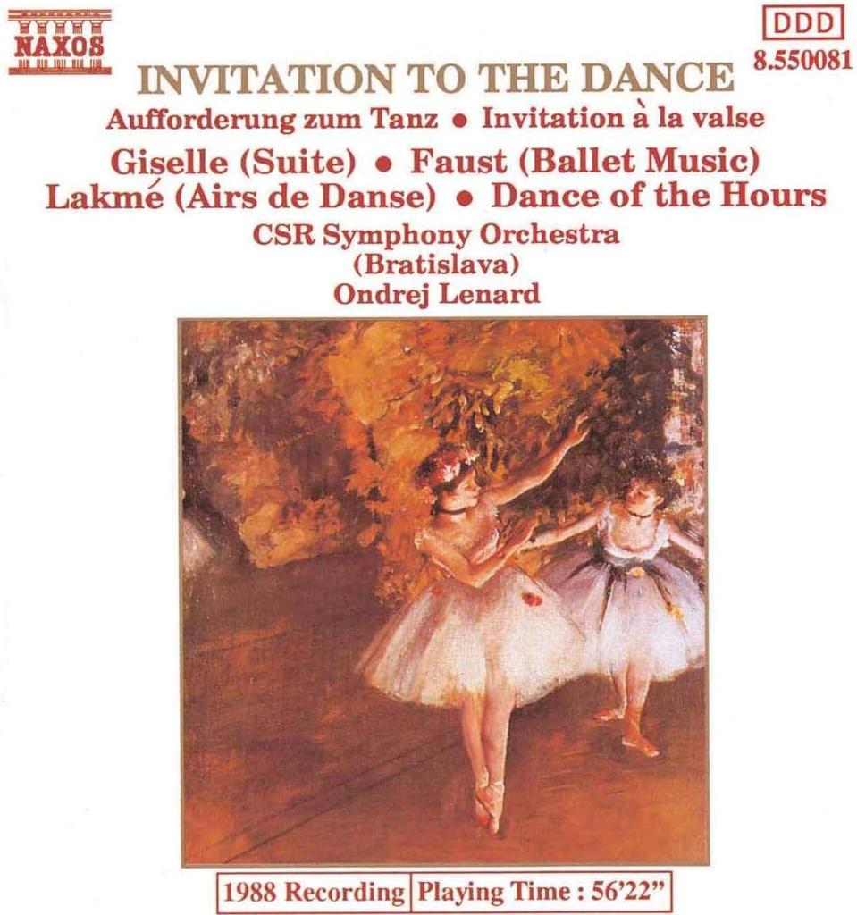 CD ONDREJ LENÁRD - IMVITATION TO THE DANCE 8550081 Japan Music Others Used