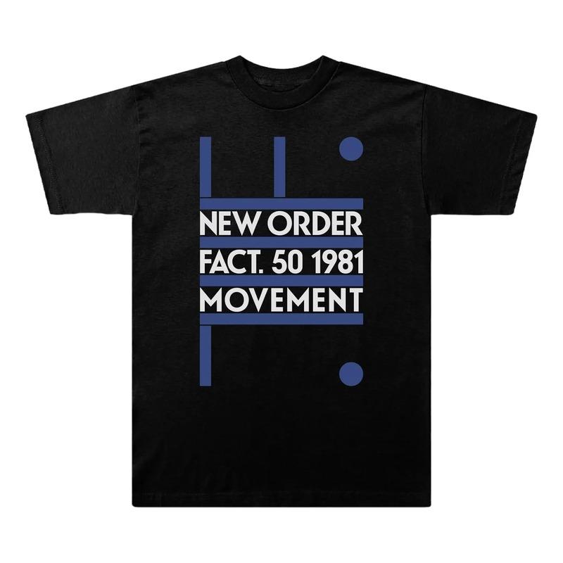 Camiseta New Order Unissex Para Adultos Standard Movement Fa S