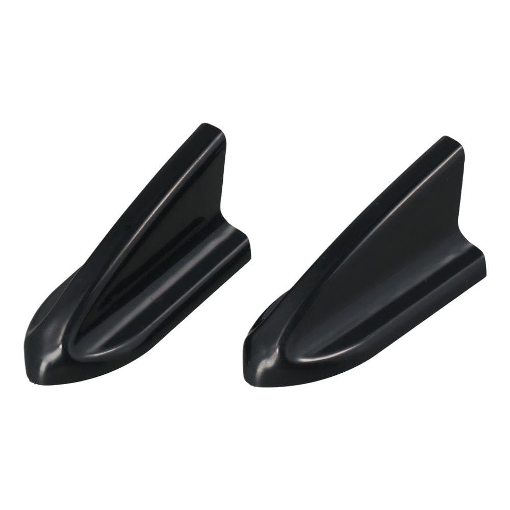 10 Pcs Car Roof Spoiler, Self Adhesive Car Body Spoiler Kit, Car Self Adhesive Roof Wing Exterior Trim Accessories (Black)
