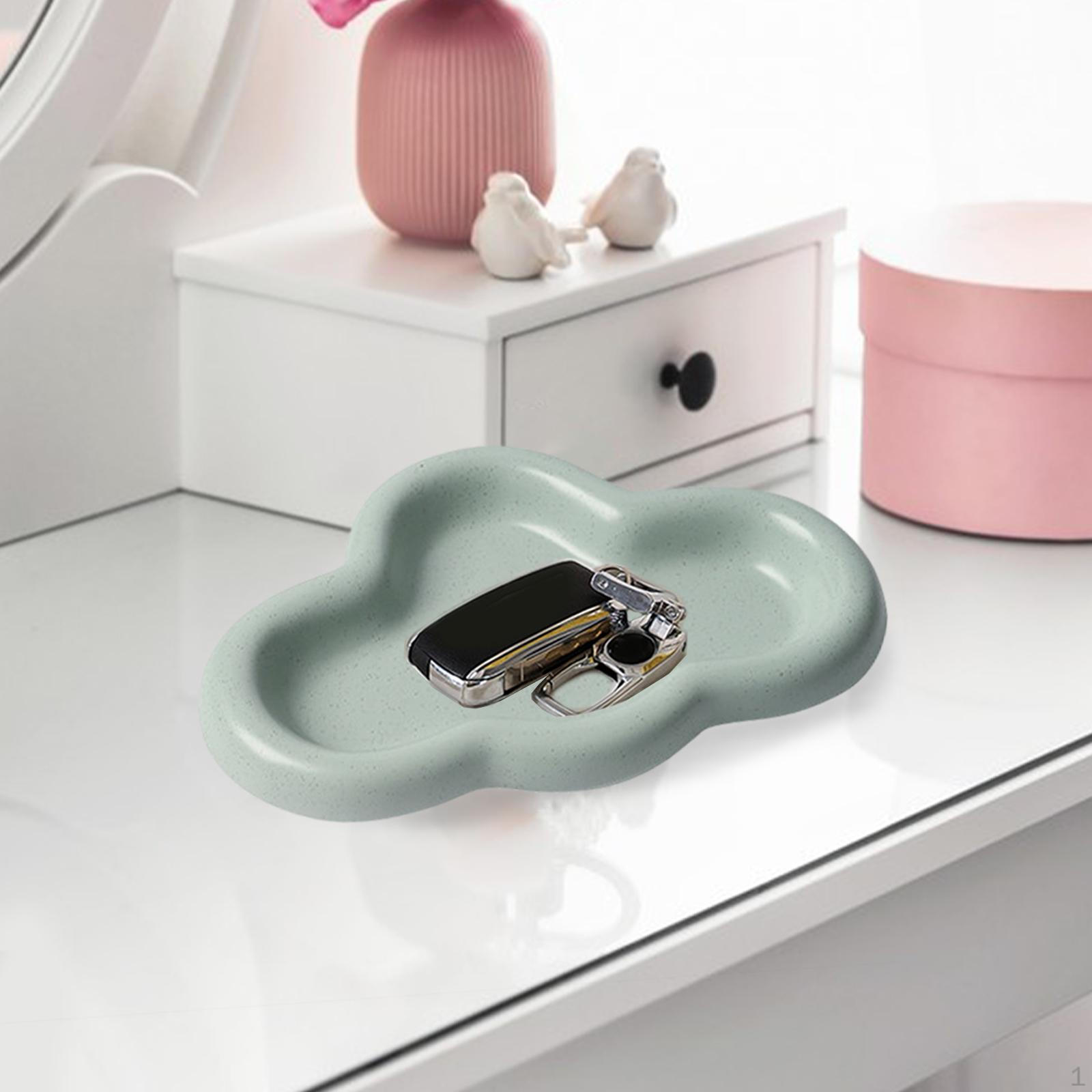 

Керамический поднос для ювелирных изделий, декоративный держатель для сережек, ручной органайзер для стола Matte Green